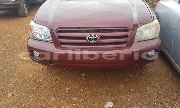Buy Used Toyota Highlander Red Car in Monrovia in Montserrado County Buy Used Toyota Highlander Red Car in Monrovia in Montserrado County