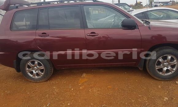 Buy Used Toyota Highlander Red Car in Monrovia in Montserrado County Buy Used Toyota Highlander Red Car in Monrovia in Montserrado County