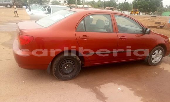 Buy Used Toyota Corolla Red Car in Monrovia in Montserrado County Buy Used Toyota Corolla Red Car in Monrovia in Montserrado County