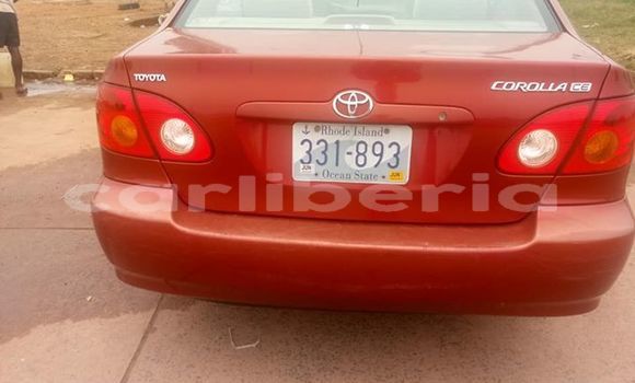 Buy Used Toyota Corolla Red Car in Monrovia in Montserrado County Buy Used Toyota Corolla Red Car in Monrovia in Montserrado County