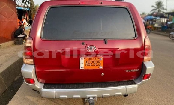 Acheter Occasion Voiture Toyota 4Runner Rouge à Monrovia, Comté de Montserrado Acheter Occasion Voiture Toyota 4Runner Rouge à Monrovia, Comté de Montserrado