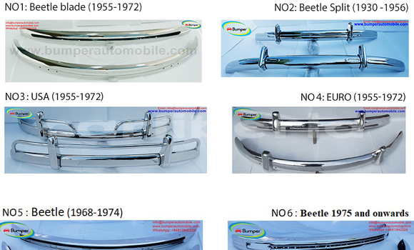 Volkswagen Beetle bumpers